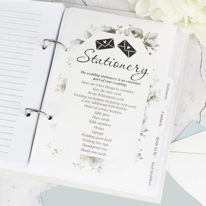 Personalised Autumnal Wedding Planner