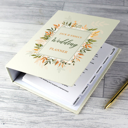 Personalised Autumnal Wedding Planner