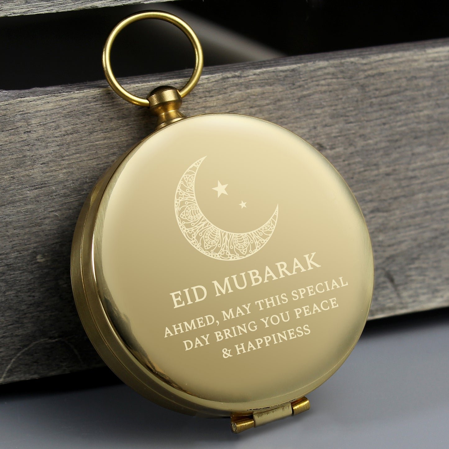 Personalised Eid Keepsake Compass |