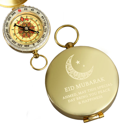 Personalised Eid Keepsake Compass |